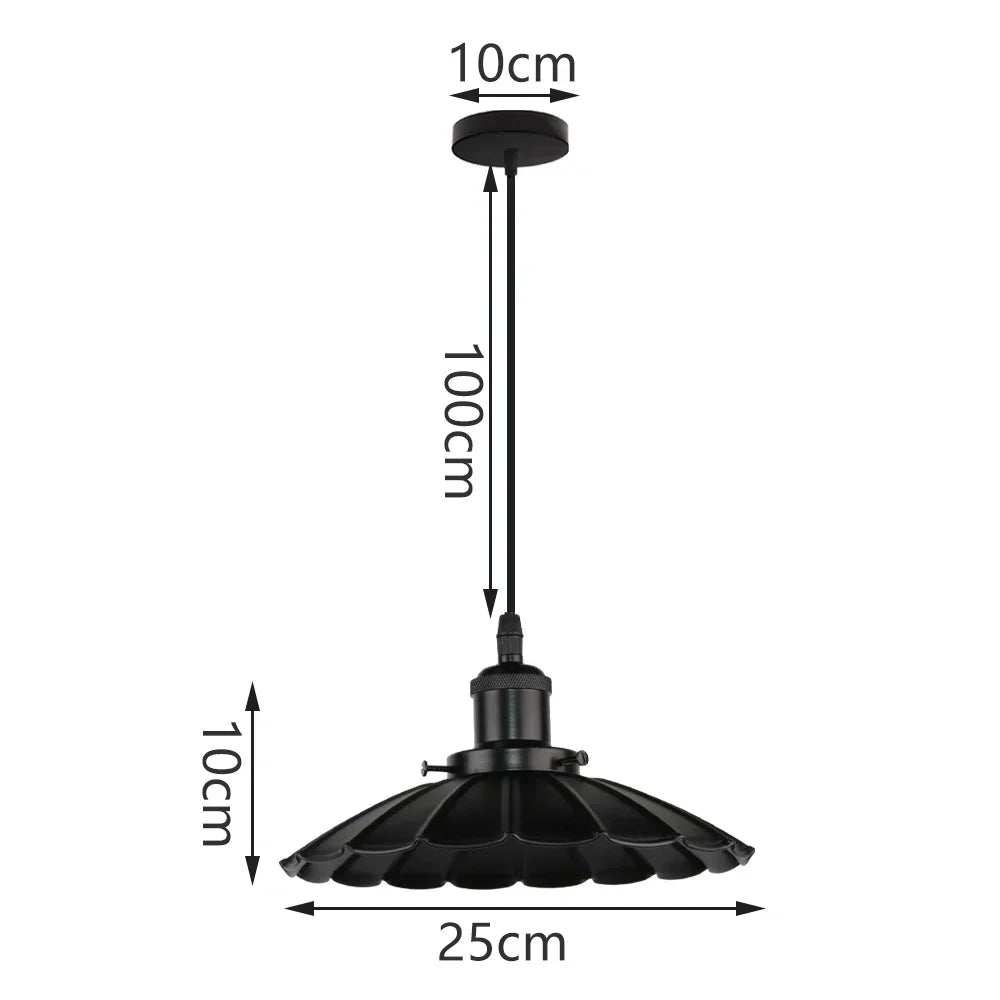 Industrial Aluminium Pendant Lights Chandelier for Home Living Room Kitchen Bedroom
