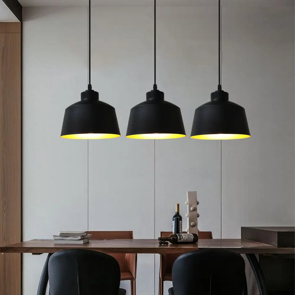 Nordic Loft Pendant Lights for Dining Room Kitchen Island E27