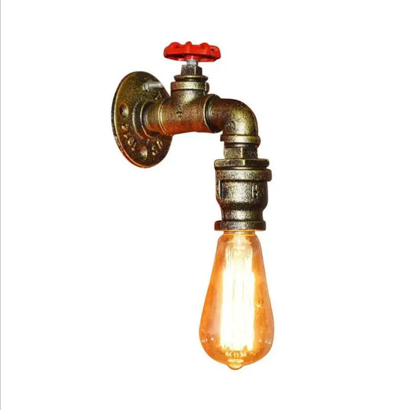 Industrial Water Pipe Wall Sconce for Restaurant Cafe Bar Kitchen