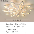 Petal Ceiling Lamp - Modern Black White Minimalist Lighting