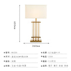 Crystal Table Lamp: Nordic Light Luxury Design for Bedroom Bedside