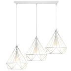 Industrial LED Pendant Light Vintage Loft Cage Hanging Lamp for Home Decor