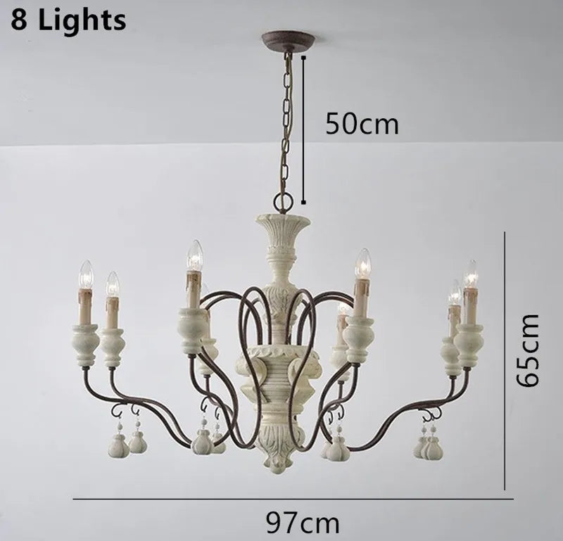 Rustic Iron Pendant Chandelier Vintage Industrial Lamps Ceiling Lighting Fixtures