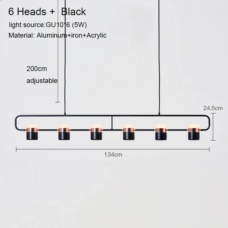 LED Chandelier Pendant Lamp for Modern Dining Room, Cafe & Bar