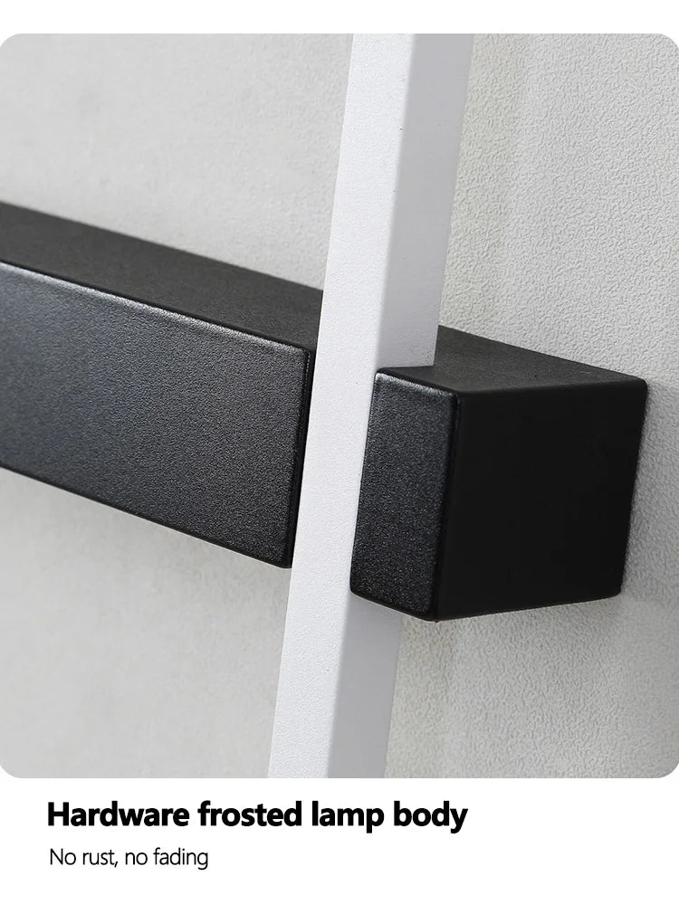 Black Long Strip Wall Lamp - Modern Minimalist Bedroom Living Room TV Wall Light