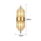 Luxury Crystal Wall Lamp for Modern Living Room and Bedroom LED Lighting