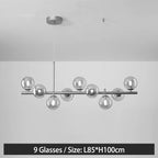 Modern Gold/Black G9 LED Chandelier for Kitchen Restaurant Bedroom Decor