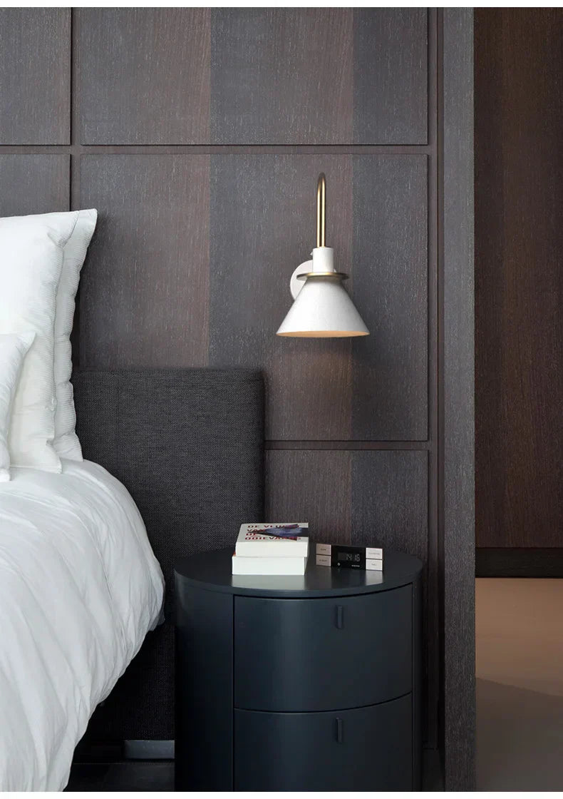 Modern Metal LED Wall Lamp Nordic Style Living Room Decoration Bedside Lighting