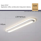 Modern Minimalist Long Aisle LED Ceiling Lamp