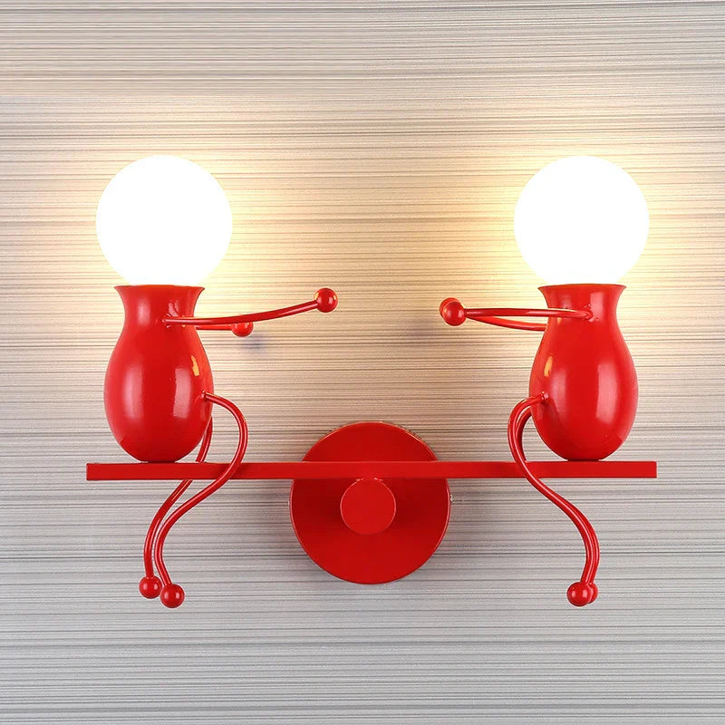 Creative LED Wall Light Indoor Wall Sconce Modern Art Decor Iron E27