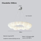 Nordic Cloud LED Pendant Chandelier for Modern Living, Dining, Bedroom