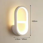 LED Wall Light: Modern Bedroom Bedside Lamp, Living Room Sconce, Home Decor Lighting