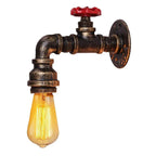 Vintage Industrial Water Pipe Wall Light for Home Cafe Decor - Afralia™