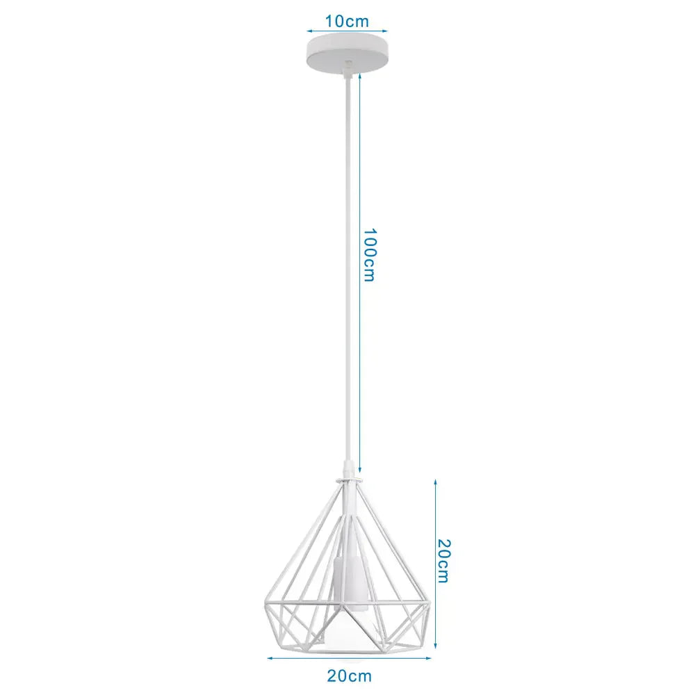 Industrial Pendant Lights: Modern LED Hanging Lamps for Home Living Room Kitchen Decor