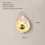Marble Wall Lamp: Postmodern Light Luxury for Living Room, Bedside, Hotel Decoration