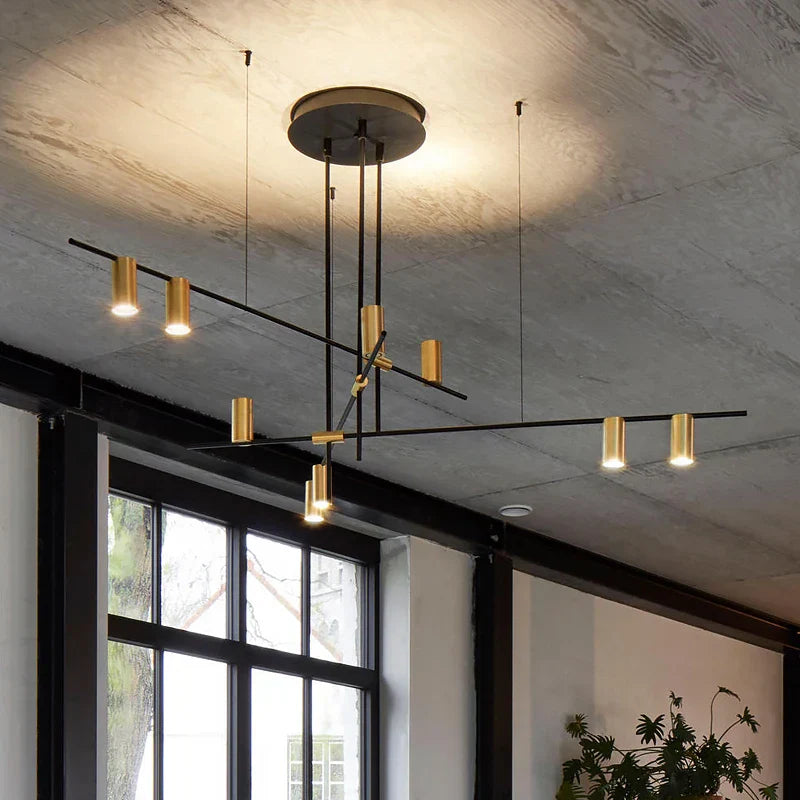 LED Ceiling Chandelier: Scandinavian Post-modern Designer Hanging Lamp for Dining & Living Room