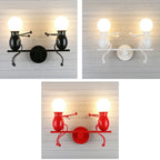 Creative LED Wall Light Indoor Wall Sconce Modern Art Decor Iron E27