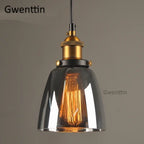Industrial Glass Pendant Light for Modern Home Decor