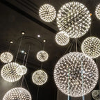 Gypsophila Sparkball Pendant Lights – Indoor Living Room Cafe Lighting Fixture