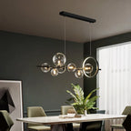 Glass Bubble Chandelier Light for Dining Room and Store