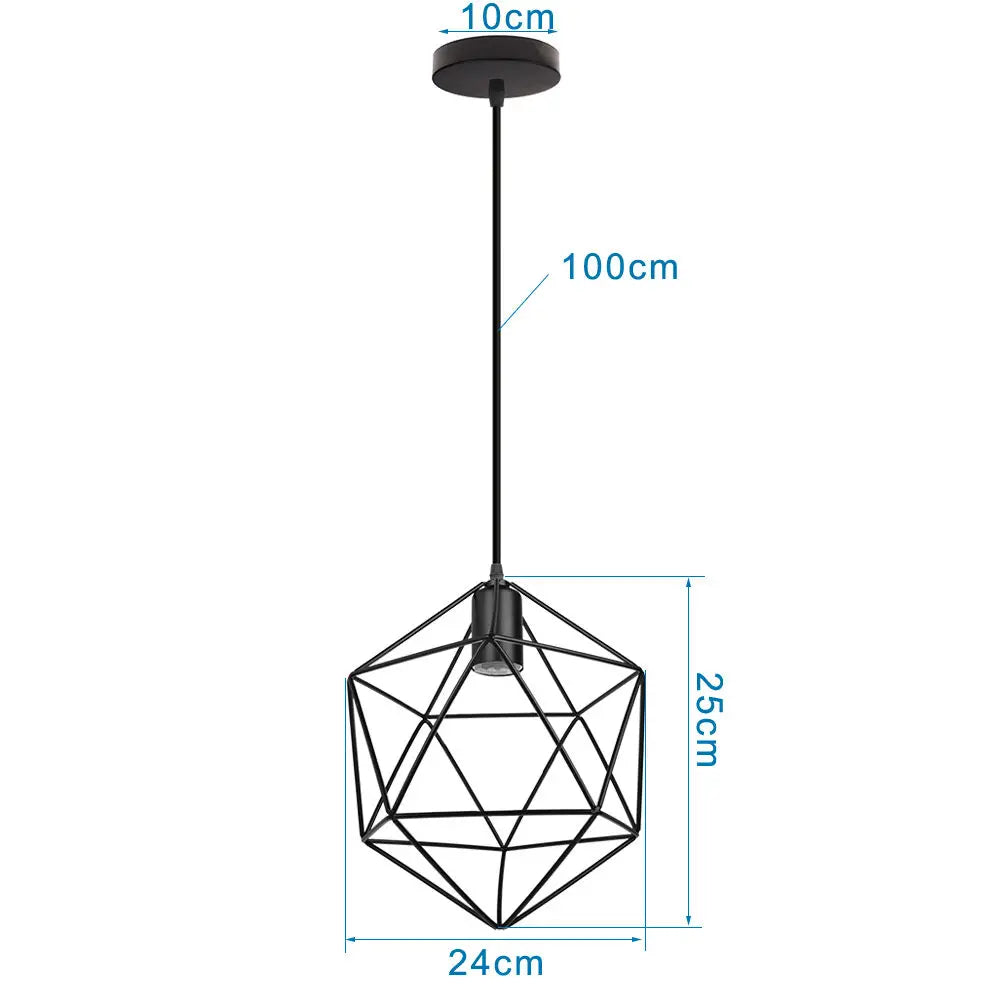 LED Pendant Lights Vintage Hanging Lamp Industrial Ceiling Fixture E27