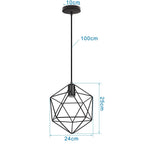 LED Pendant Lights Vintage Hanging Lamp Industrial Ceiling Fixture E27