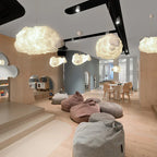 LED Cloud Chandelier: Floating Cotton Cloud Pendant Lamp for Nursery, Living Room, Kids Room