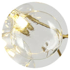 Branch Iron Black Gold Chandelier for Living Room Bedroom Kitchen Hallway