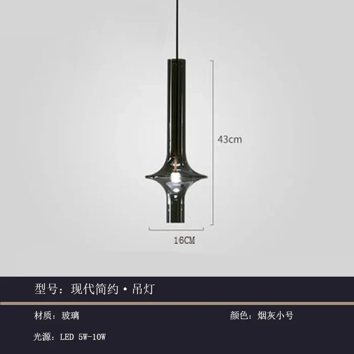 Glass Pendant Light: Stylish Nordic Luxury Kitchen and Bedroom Hanging Lamp