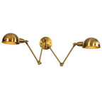 Double Swing Arm Wall Lights Bedside Sconce E27 Lighting Decor
