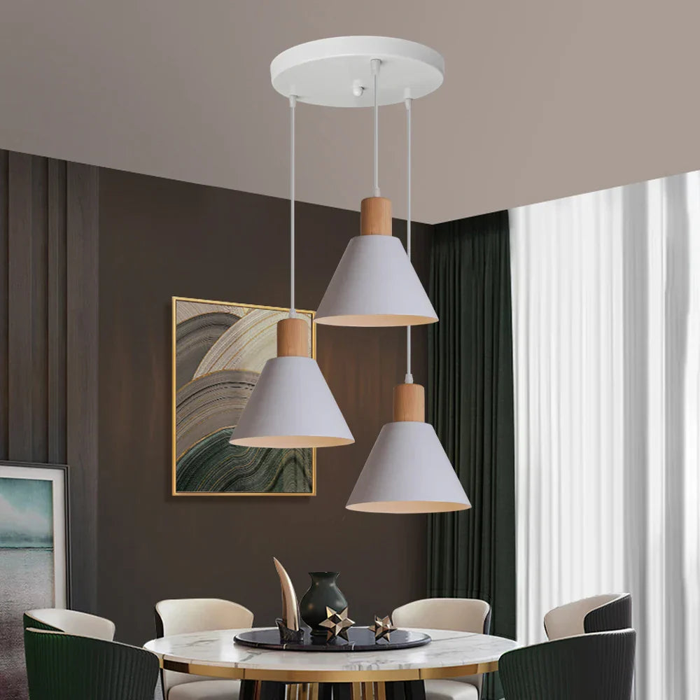 Modern Nordic Pendant Lights LED Hanging Lamp for Home Industrial Decor