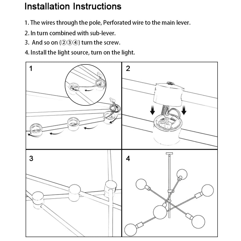 Nordic Pendant Light: Modern Art Decoration Hanging Lamp, E27 LED, Indoor Ceiling, Home Decor