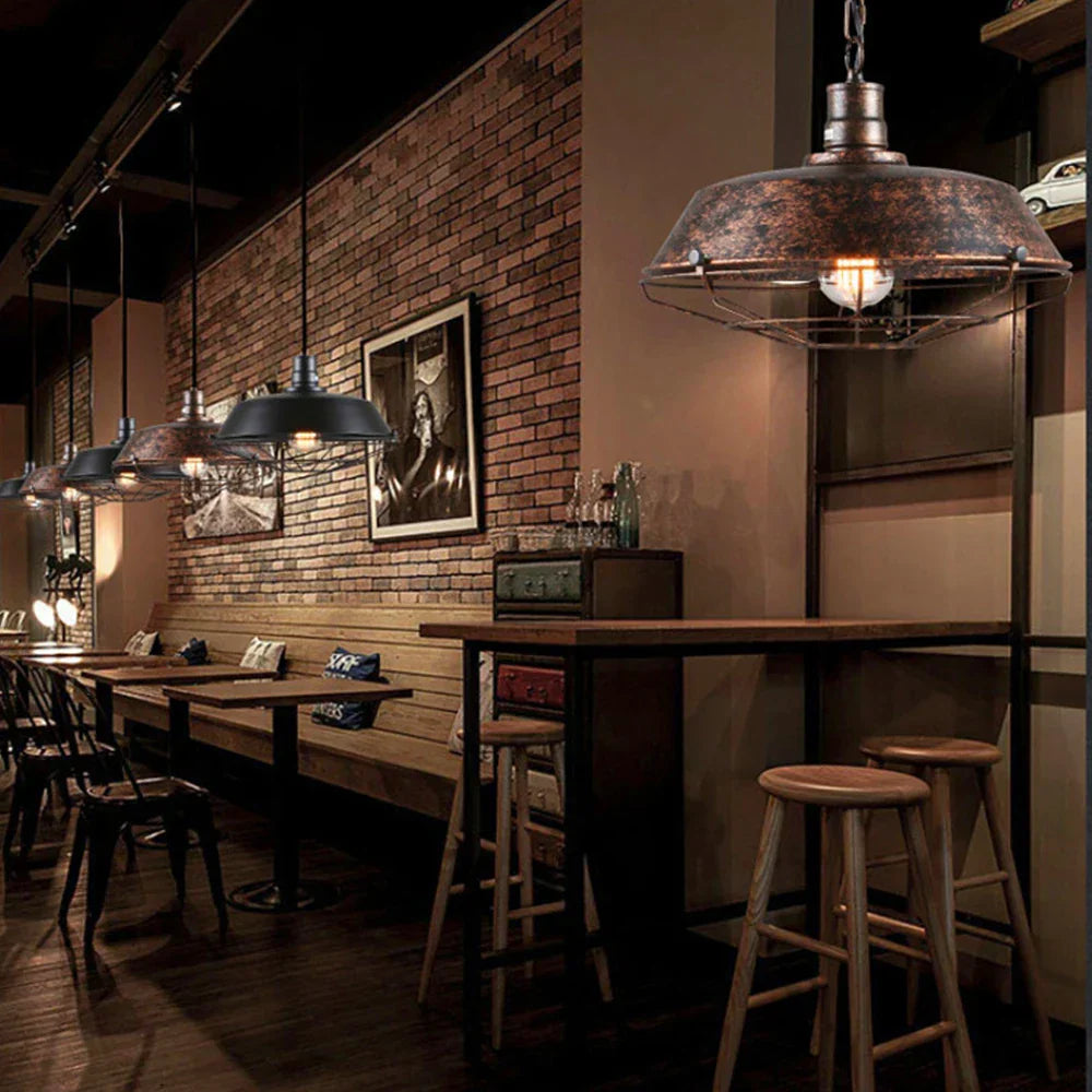 Retro Loft Pendant Lamp LED Chandelier for Home Kitchen Lighting