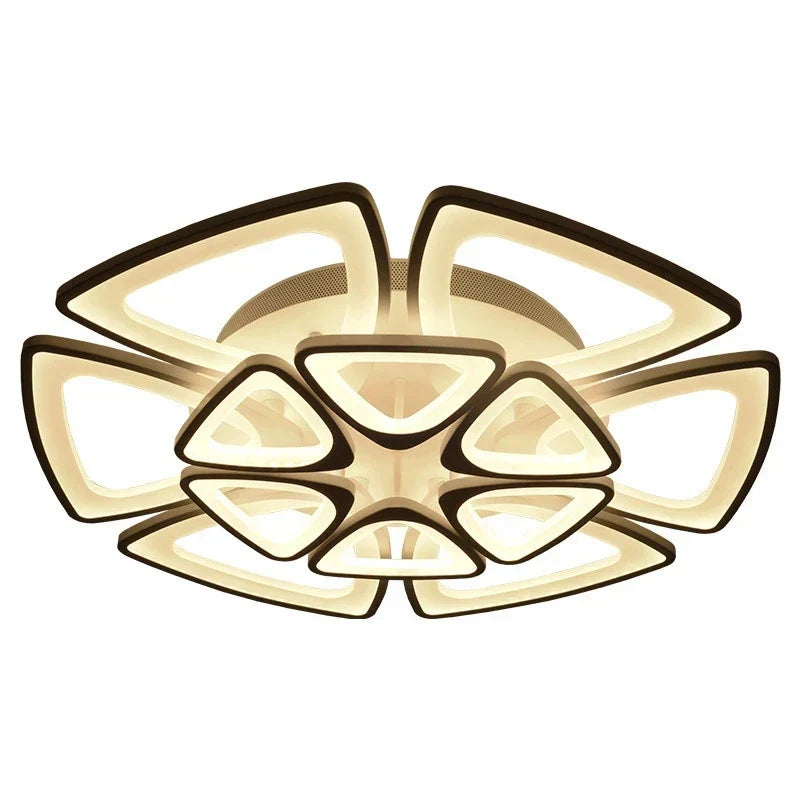 Geometric Petal Acrylic Ceiling Lamp: Romantic Decor for Living Room, Bedroom, Corridor
