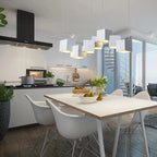 Magic Cube LED Pendant Light for Dining & Living Room by Samsarah Lighting