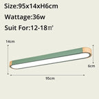 Wood LED Ceiling Lamp: Modern Decorative Lighting for Home Interiors