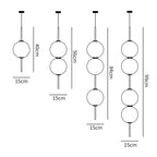 Glass Ball LED Pendant Lamps - Warm Milky White Hanging Lights