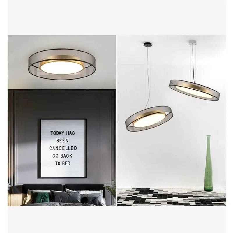 Luxury Nordic LED Dual Purpose Chandelier for Dining Room, Kitchen, Bedroom, and Living Room