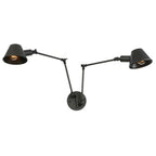 Double Swing Arm Wall Lights Bedside Sconce E27 Lighting Decor