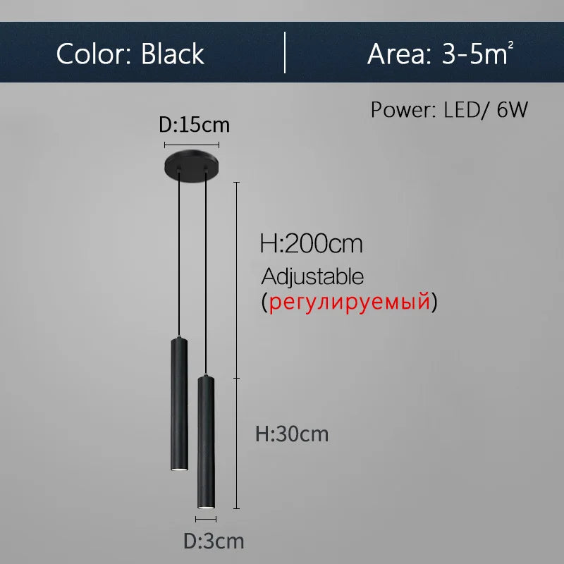 Minimalist Chandelier: Modern Light Luxury Nordic Bedroom Bedside Lamp