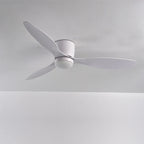 White LED Ceiling Fan Light with Remote Control