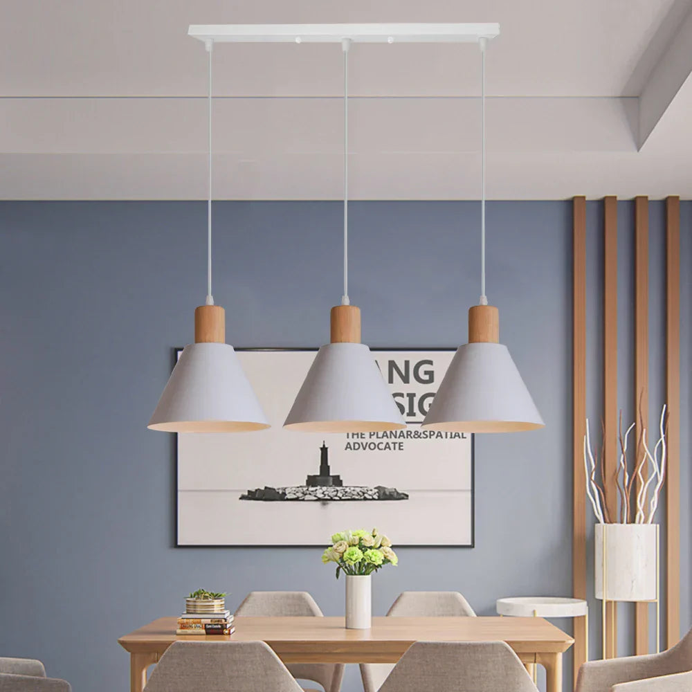 Modern Nordic Pendant Lights LED Hanging Lamp for Home Industrial Decor