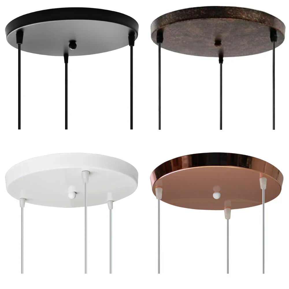 Round Ceiling Plate Base Chandelier Pendant Lamp Canopy Kit