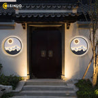 Outdoor Aluminum Wall Street Lamps - Dimmable Decorative Lighting Fixture for Garden Courtyard