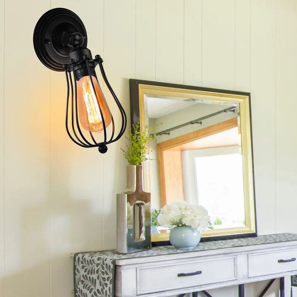 Industrial Wall Lamp | American Indoor Sconce | Home Decor Light Fixture