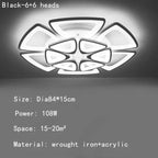 Geometric Petal Acrylic Ceiling Lamp: Romantic Decor for Living Room, Bedroom, Corridor