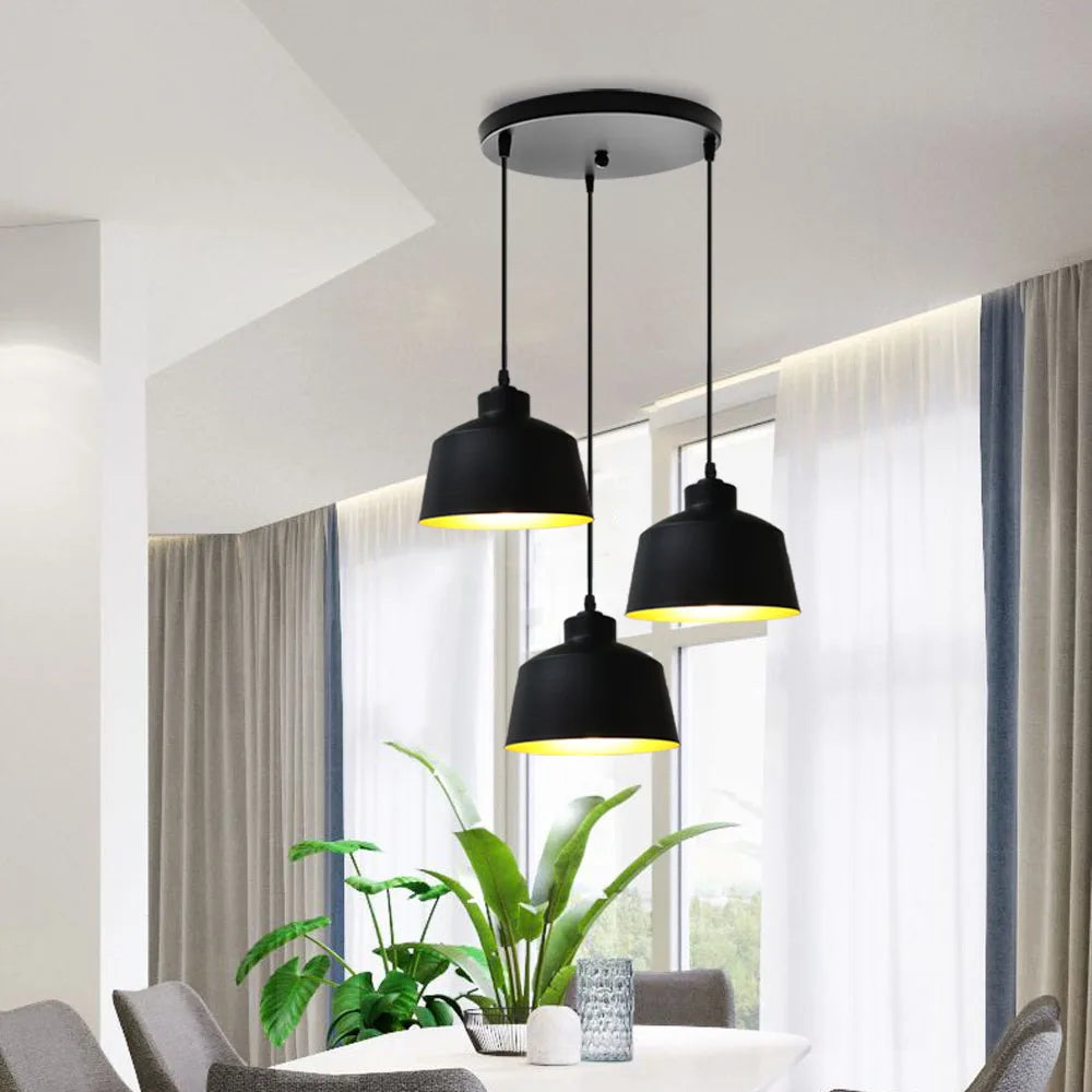 Nordic Loft Pendant Lights for Dining Room Kitchen Island E27