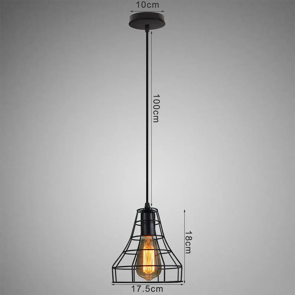 LED Pendant Lights Vintage Hanging Lamp Industrial Ceiling Fixture E27