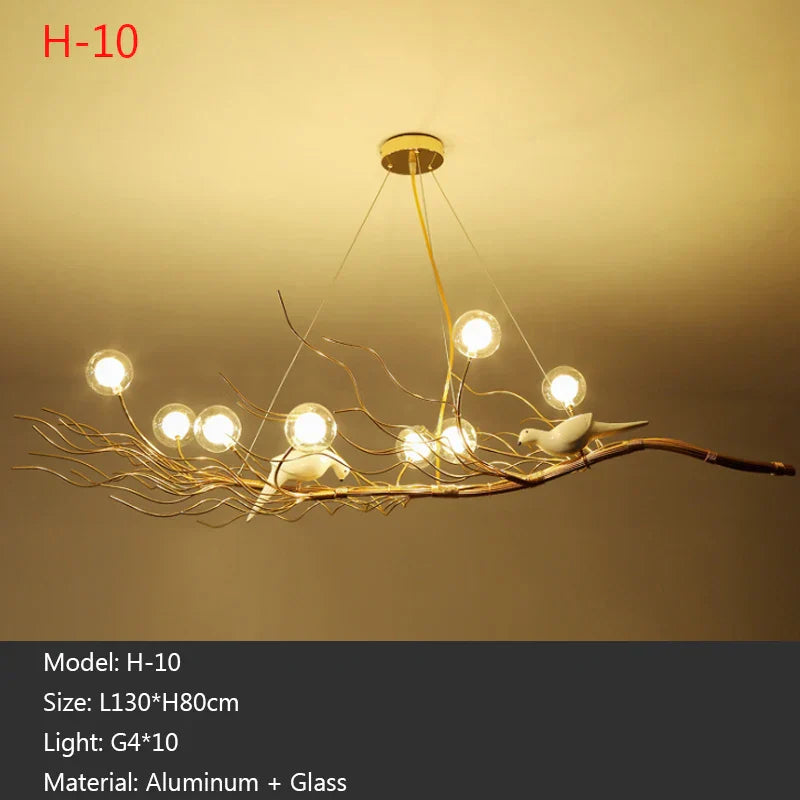 Bird's Nest LED Pendant Light for Dining Room, Cafe, Bar, Restaurant Decor