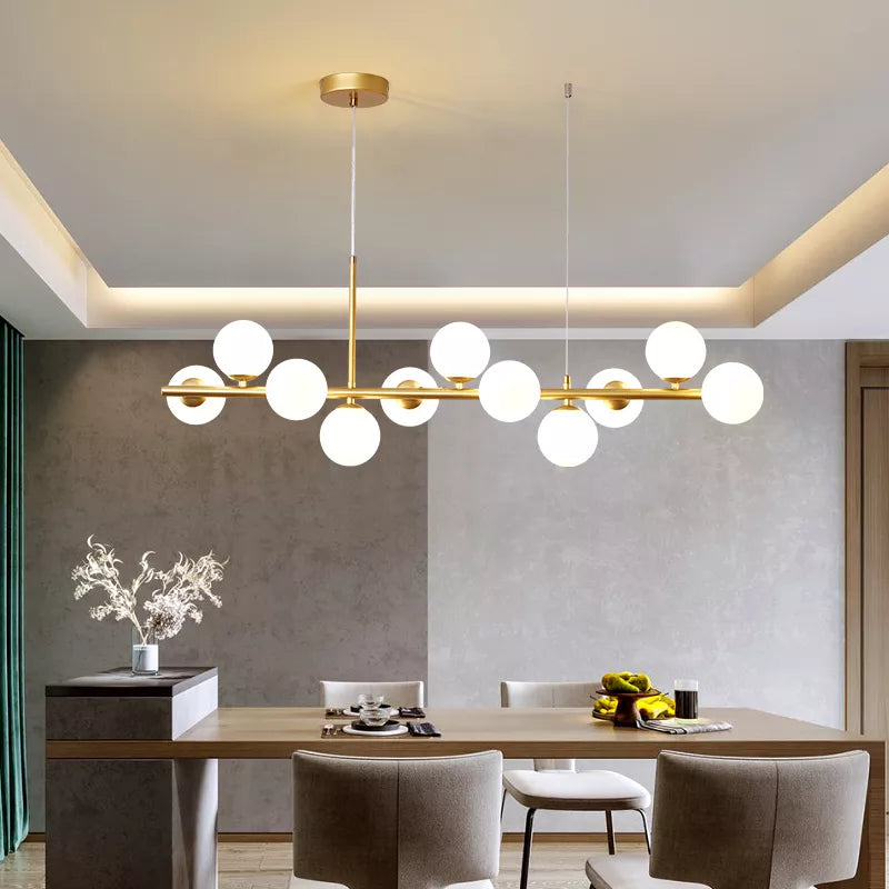 Modern Gold/Black G9 LED Chandelier for Kitchen Restaurant Bedroom Decor
